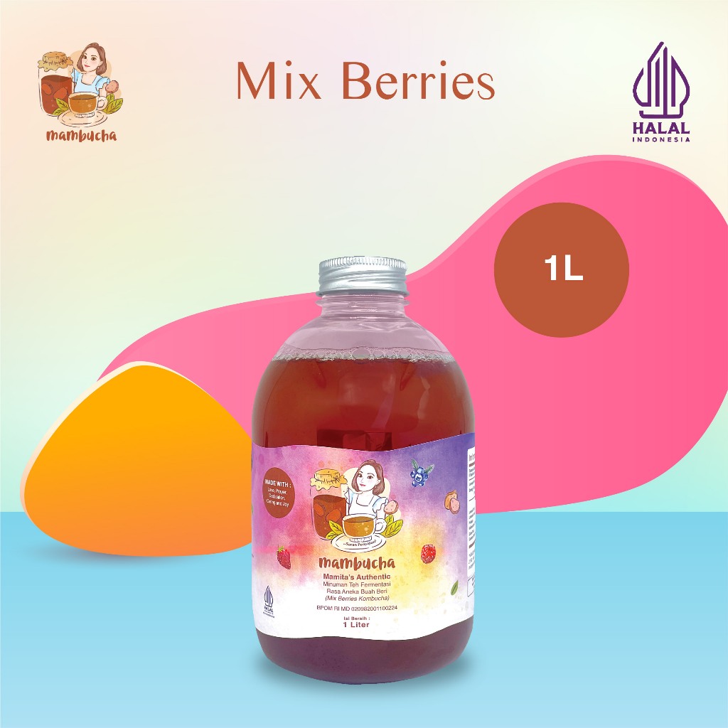 

Kombucha Fruity Mix Berries Mambucha 1 Liter