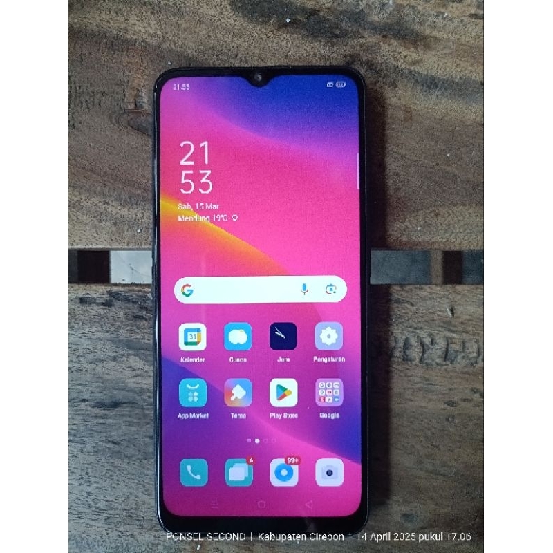 oppo A5 2020 ram 3 /64 second