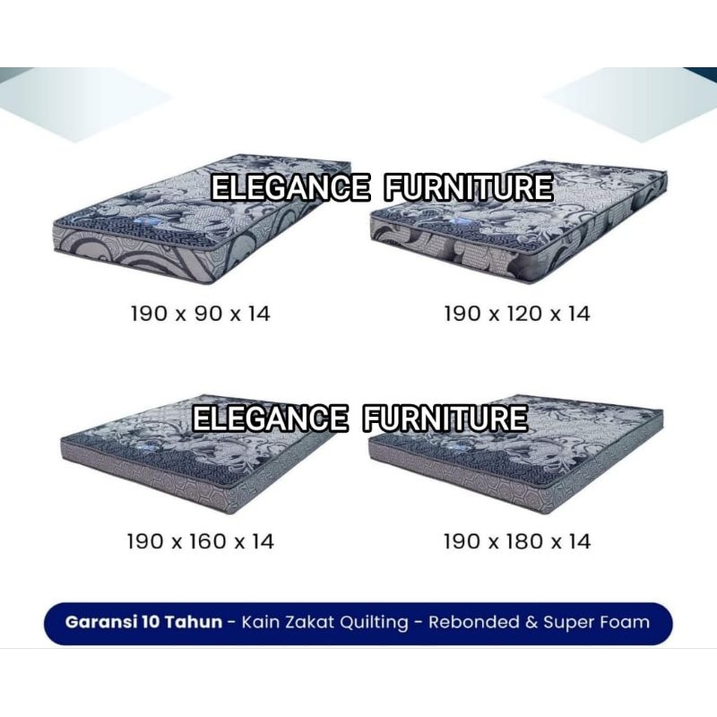 Tilam / Kasur Busa Ocean Garansi 10 tahun PEKANBARU saja