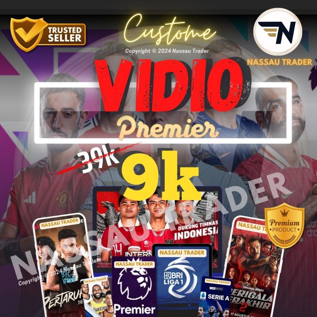 

Stiker VIDEO custom TEMA SPORT - VIDEO cutting olahraga dan sseriess Prremiium N1