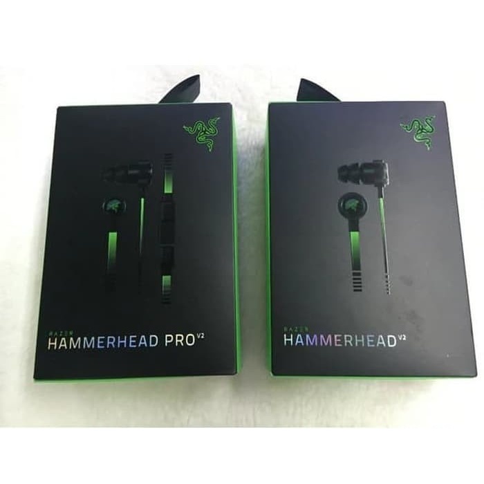 Earphone Razer HammerHead Pro V2 Headset Gaming HiFi Hi Res Sound Bukan Ori GARANSI 7 Hari