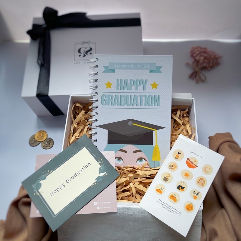 

Graduation Gift / Hadiah Wisuda / Notebook / Custom / Unik / Murah