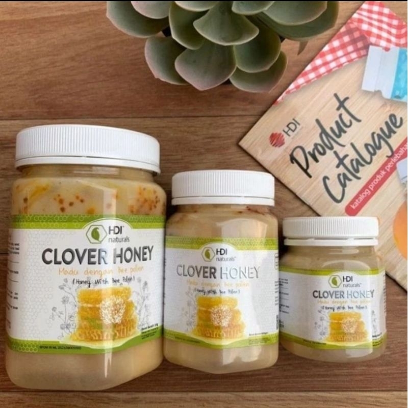 

Madu Clover Honey 250gr 500gr 1kg exp 2026 GRATIS Sendok Kayu