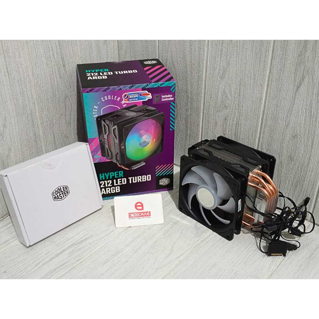 Cooler HSF Cooler Master Hyper 212 LED Turbo ARGB for intel LGA 115x 1200 1700 OR AMD AM4 --Terima T