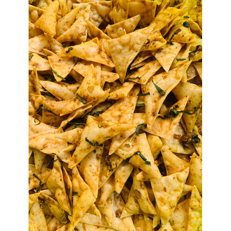 

kripik pangsit daun jeruk