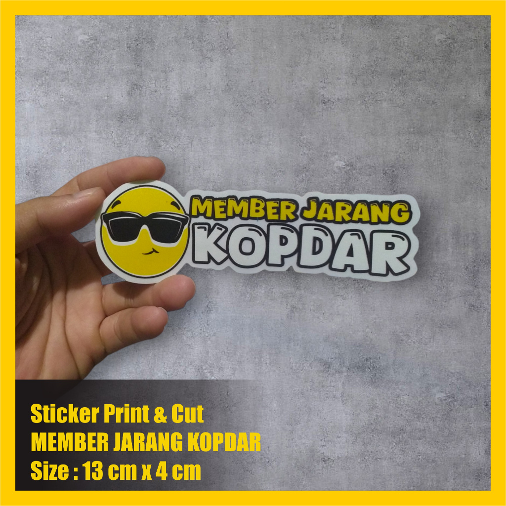 

Stiker Member Jarang Kopdar Stiker Komunitas club Stiker touring motor mobil