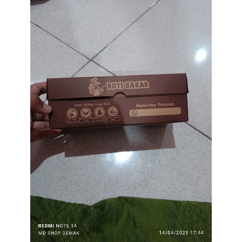

bungkus roti bakar isi 50 full laminasi craft coklat