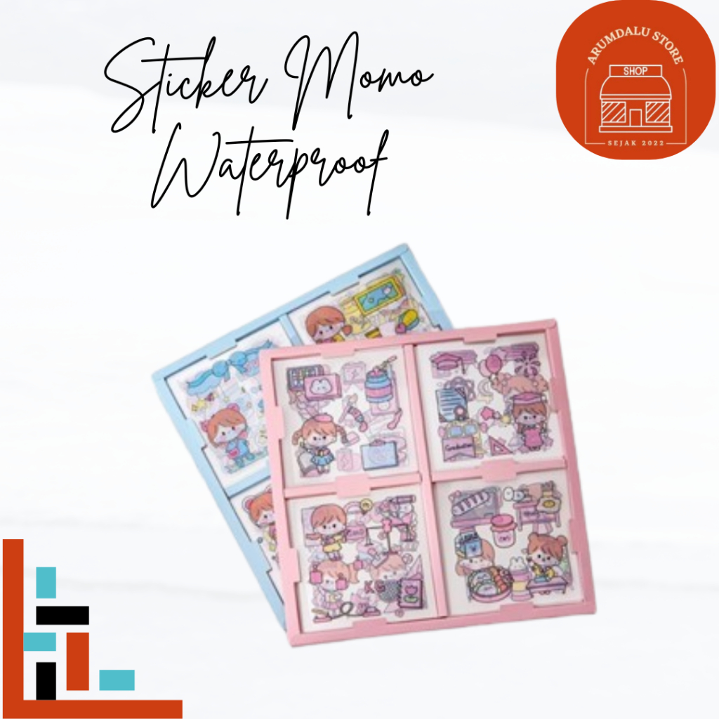 

STIKER MOMO 2D KARAKTER WATERPROOF SET BOX ISI 100 LEMBAR
