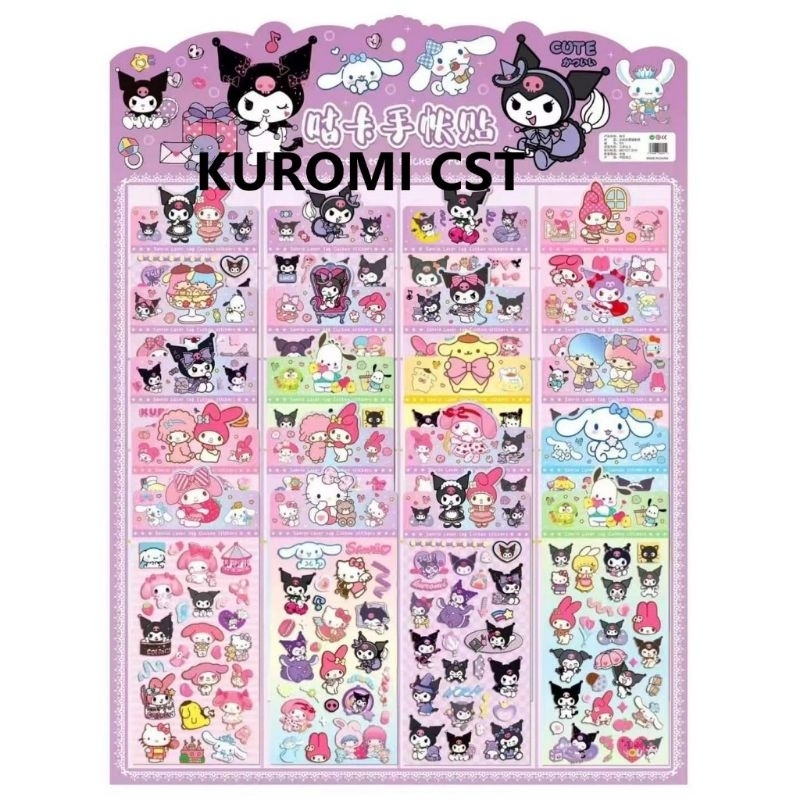 

mainan anak gambar tempel/sticker karakter sanrio