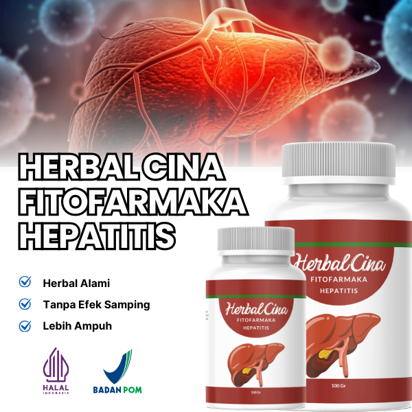 Herbal Cina Fitofarmaka Obat Liver & Hepatitis ABCDE Liver bengkak Sirosis Hati 100% Original