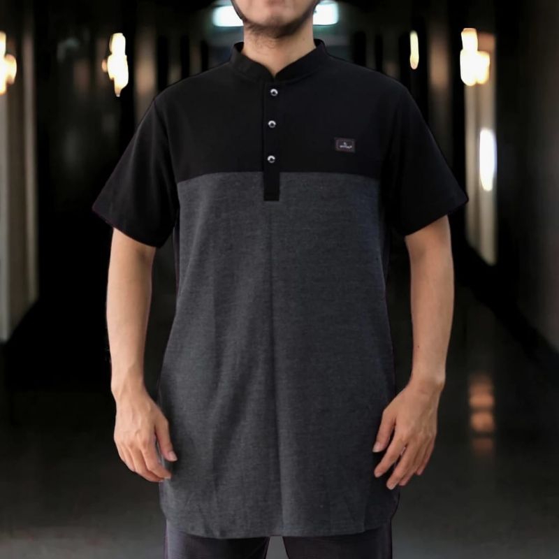 WAYDEE KURTA Shirt Series - Baju Kaos Pria - Baju Koko Pria Lengan Pendek