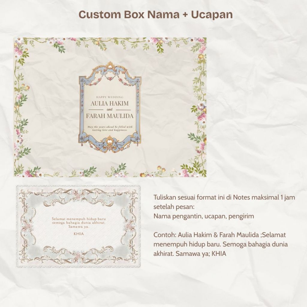 Handuk couple wedding bordir hampers handuk couple seserahan pernikahan