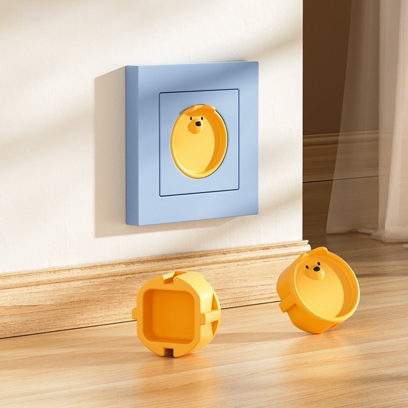 Tutup Stop Kontak Listrik Silikon /Listrik Safety Socket Cover /Pengaman Stop Kontak Otomatis /Elect