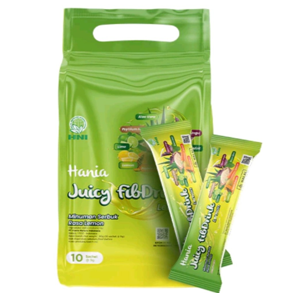 

Hania Juicy Lemon – Minuman Lemon Segar dengan Manfaat Herbal – 10 Sachet x 9 gr
