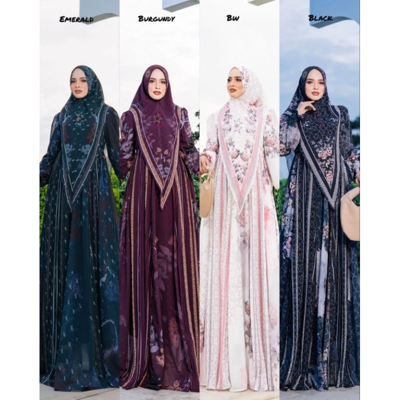 gamis Lareesa set hijab by alya