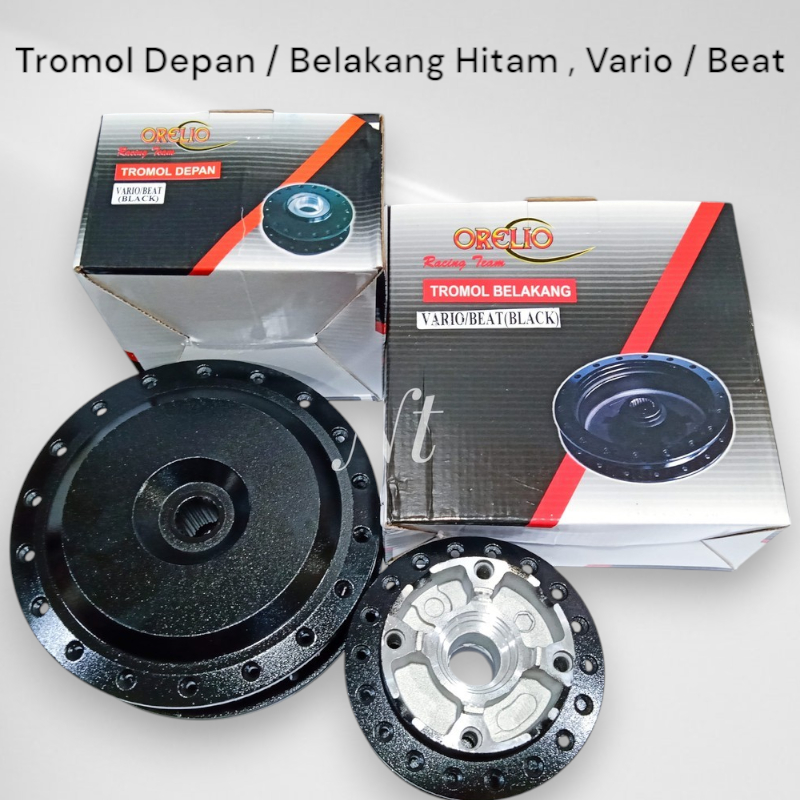 Tromol Depan / Belakang , Warna = Hitam , Motor = Vario / Beat , Merel = Orelio
