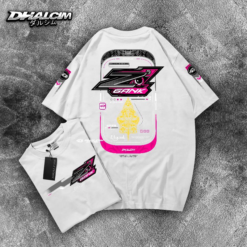 KAOS DISTRO Z1 GANK WHITE PUTIH FUL DESAIN RACING ORIGINAL | KAOS DISTRO Z1 GANK RACING, KAOS Z1 GAN