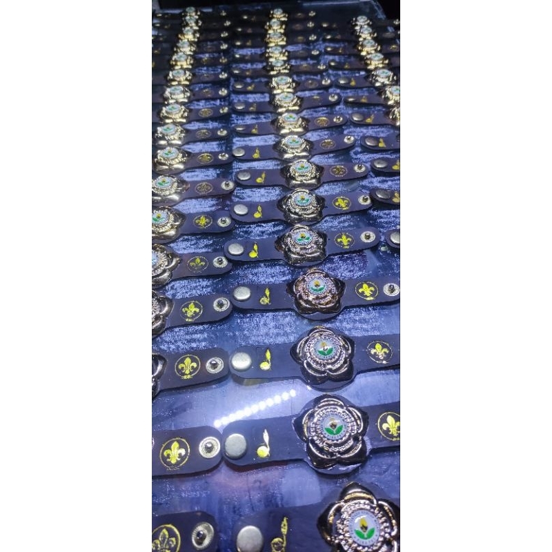 RING KACU CUSTOM LOGO & NAMA PRAMUKA HOLOGRAM