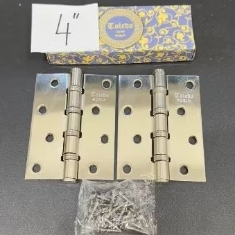Toledo 4" engsel tebal lahar 4 inchi door hinges engsel pintu 10cm tebal engsel tebal 3mm lahar
