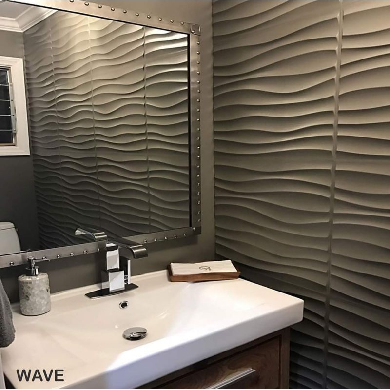 Panel 3D beton/ dekorasi dinding beton