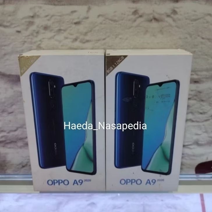 OPPO A9 2020 RAM 8/128 SECOND FULLSET ORI BEKAS GARANSI RESMI