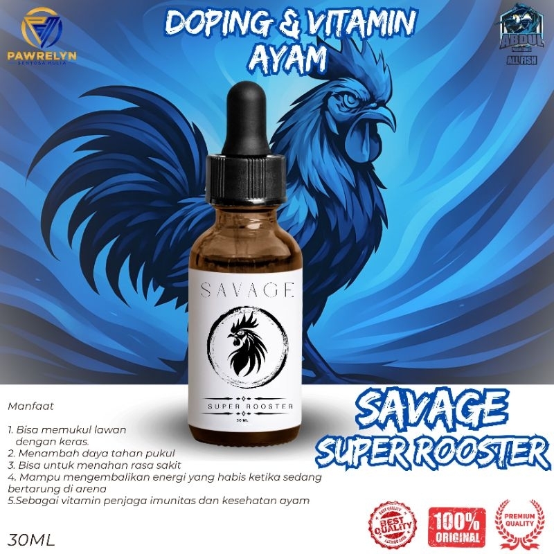 Abdul Mancing - SAVAGE SUPER ROASTER Super cock Doping Ayam , Doping Ayam Aduan Terbaik, Doping Ayam