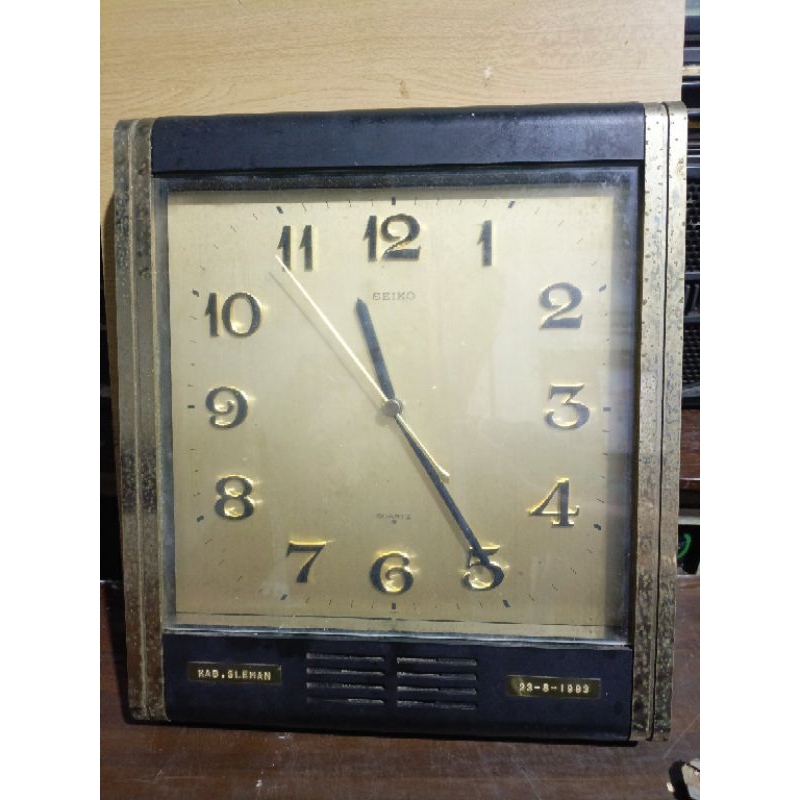 jam dinding seiko mati jadul antik vintage