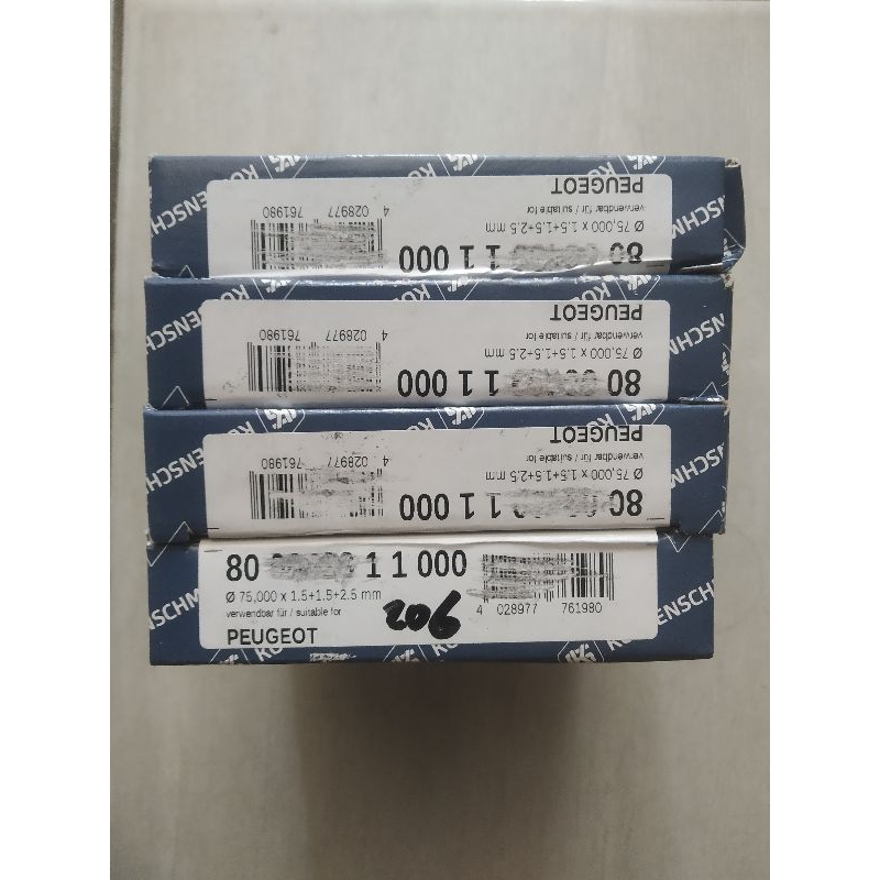 ring piston Peugeot 206 ring seher Peugeot 206