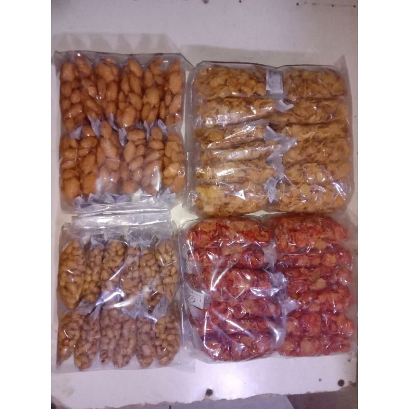 

Aneka Snack Cemilan Harga seribuan 1 pack isi 12 Pcs