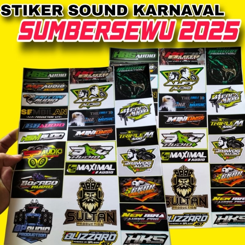 

STIKER SOUNDSYSTEM KARNAVAL SUMBERSEWU 2025 1 LEMBAR BAHAN CROMO