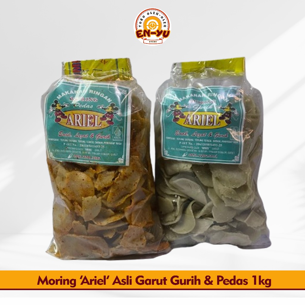 

MORING ARIEL KHAS GARUT / KERIPIK PEDAS / KERIPIK GURIH 250gram / 500g / 1kg