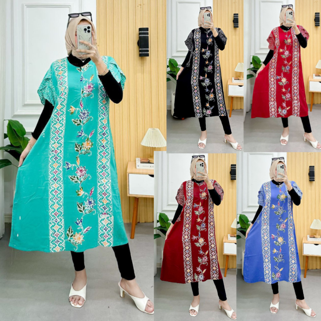Daster Anita Asli Batik Cap Pekalongan Kain Rayon Premium