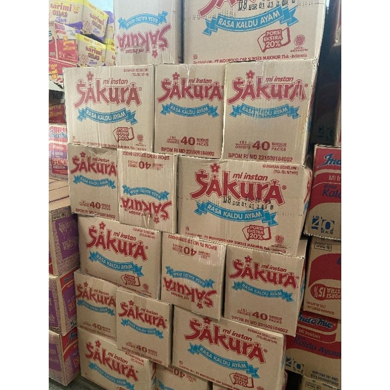 

Mie Sakura Kaldu ayam 1dus isi 40pcs murah