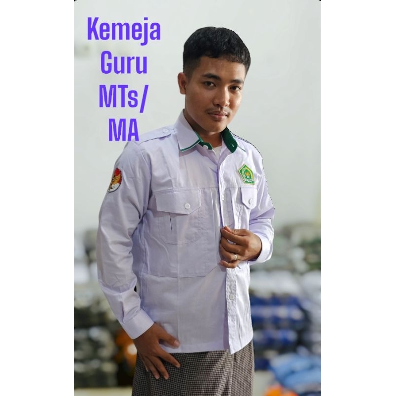 [Stok Ready] Kemeja Putih Kemenag, Baju PDH untuk Guru Kemenag