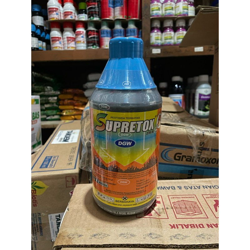 supretox 1 liter obat rumput parakuat 276sl herbisida supretox dgw 1liter
