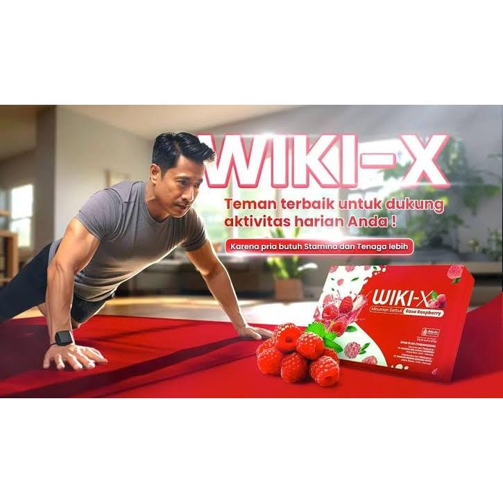

(promo khusus april) wiki X by wikinara 1 box isi 7 sachet penunjang performa pria || bisa COD