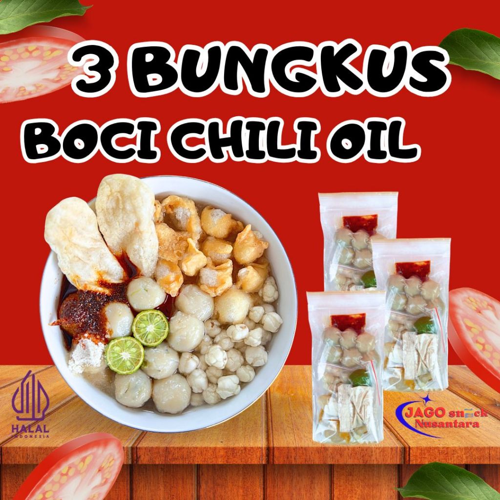 

3 BUNGKUS BASO ACI INSTAN CHILI OIL ORIGINAL KUAH KALDU FOOD INSTAN