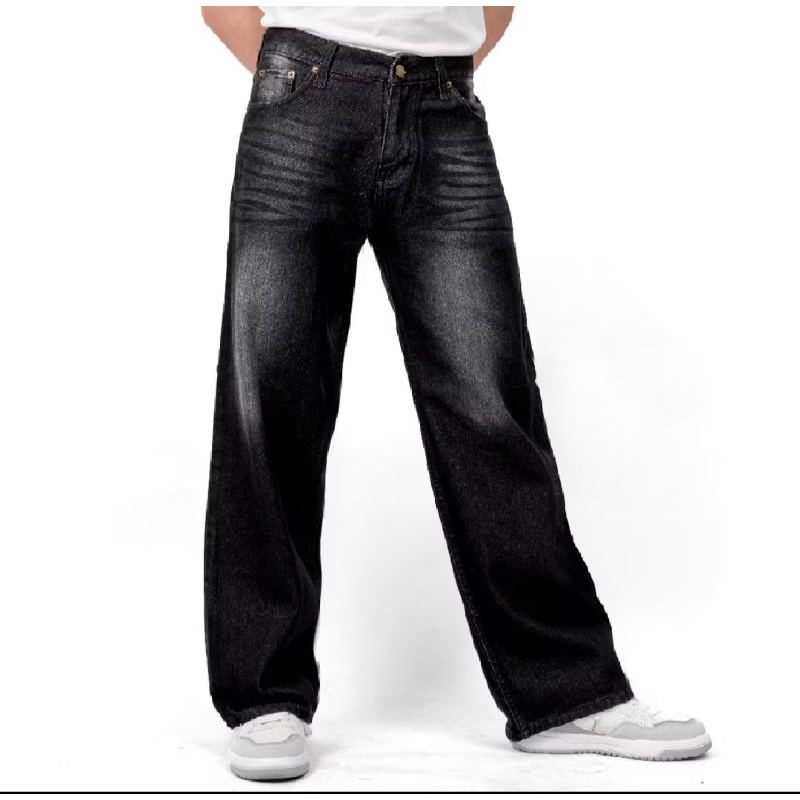 Trible A Celana jeans gombrang celana jeans cutbray Gombrang viral kekinian jeans gombrang skena