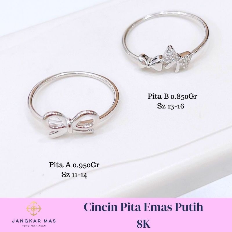 CINCIN PITA EMAS PUTIH 8K