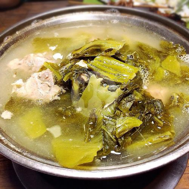 Bakut Babi Sayur Asin