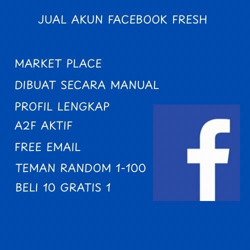 Akun Facebook A2F On Order 10 Free 1 Akun