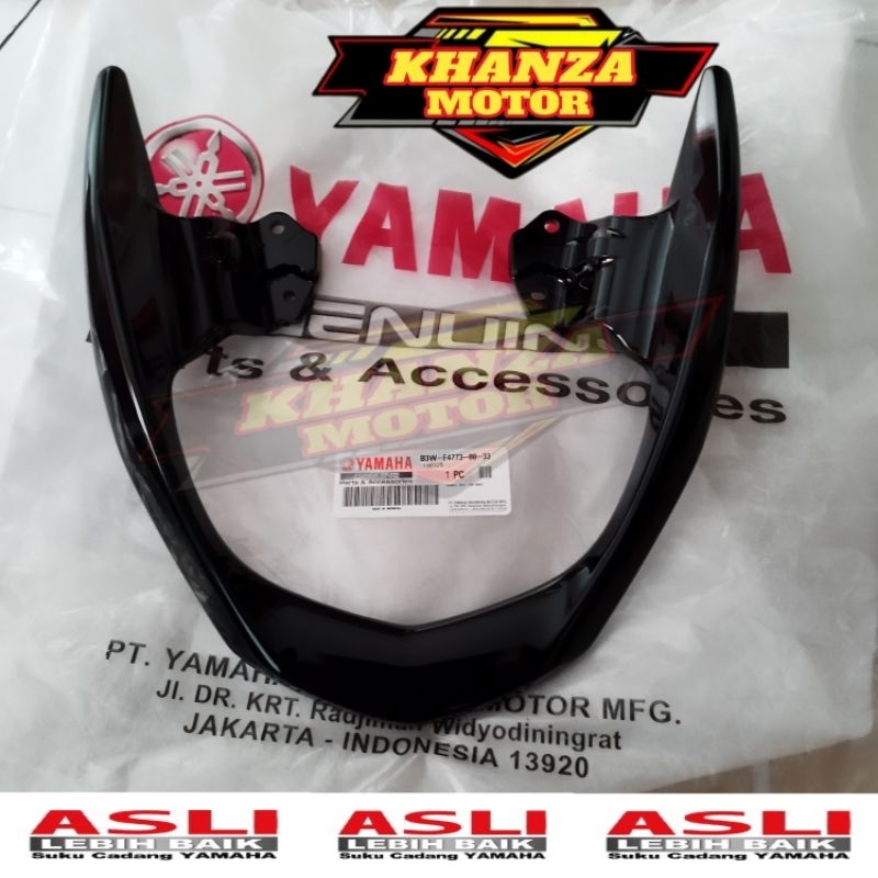 HANDLE, SEAT/BEHEL JOK BELAKANG MIO GEAR 125 ORIGINAL YAMAHA Hitam glossy B3W-F4773-00-33