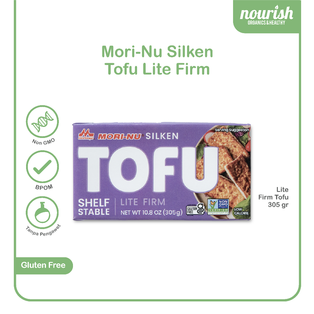 

Mori-Nu Silken Tofu Lite Firm (Tahu Non GMO) 349 gram