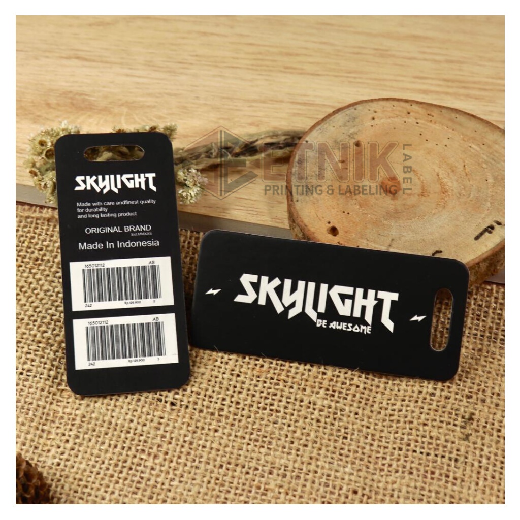 

Hangtag tipis/ hangtag label /hangtag ketebalan 310/260gsm