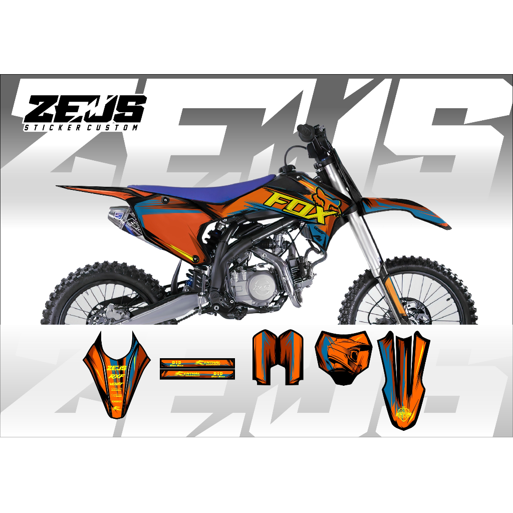 Decal Sticker - Stiker Dekal Rxf 150cc Zeus SC 20