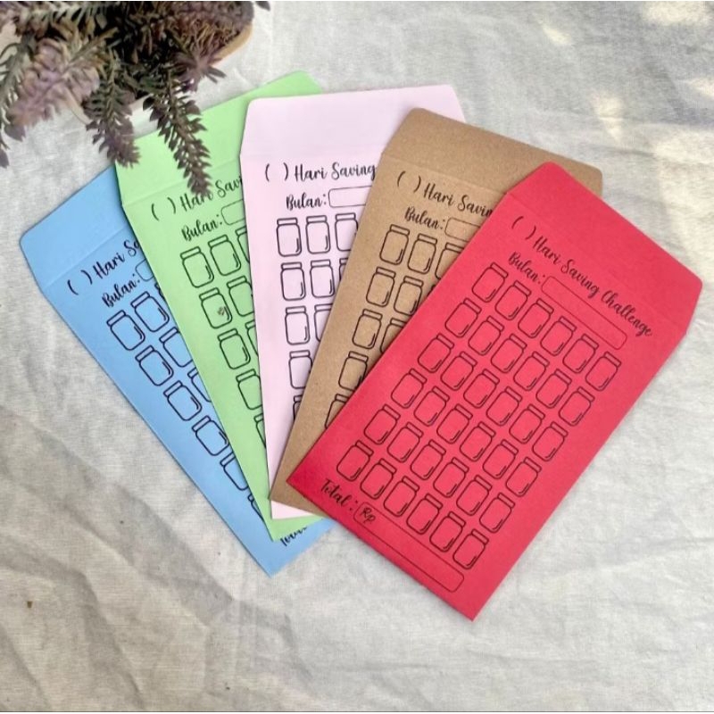 

AMPLOP TARGET / SAVING CHALLENGE(ISI 5) / MENABUNG / TABUNGAN / 30 HARI / TANTANGAN MENABUNG SAVING CALLENGE MONEY AMPLOP