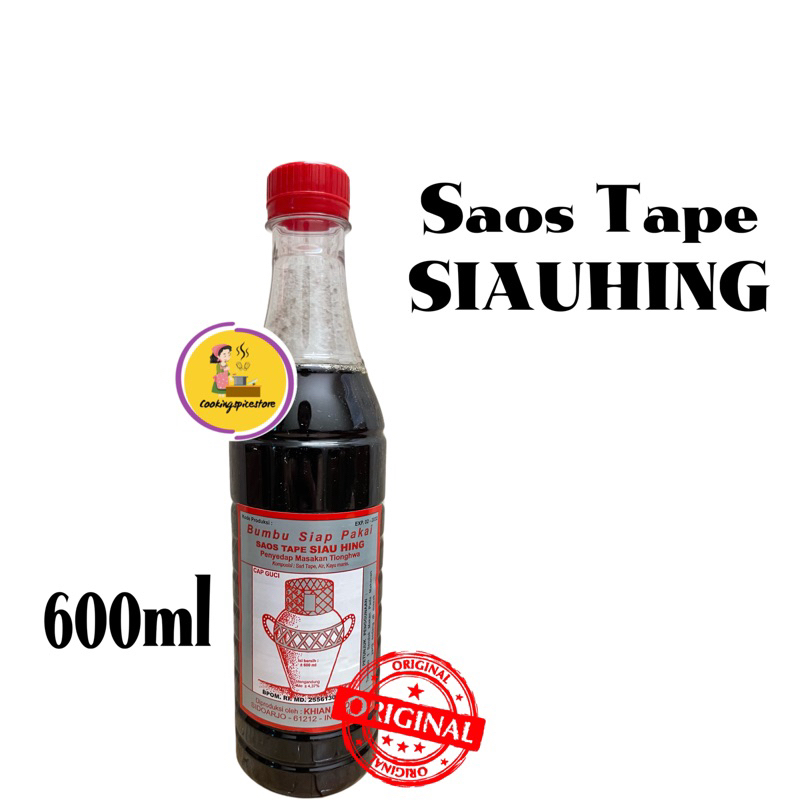 

Cap Gentong Saos Tape Siau Hing 600ml
