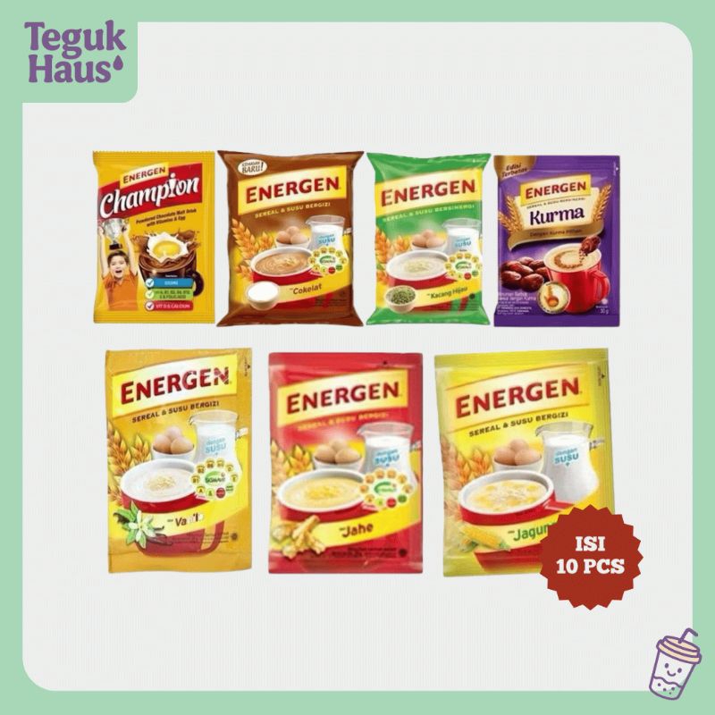 

Energen Sereal All Variant 1 Renceng (10 Sachet @35g)