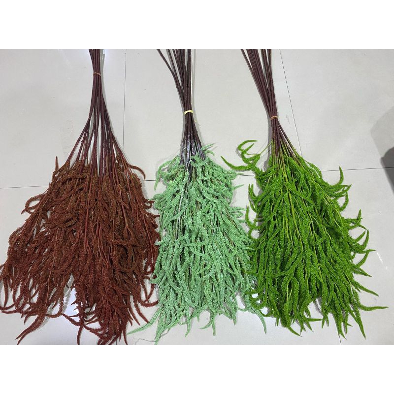 6pcs Juntai Ekor Tupai Latek Artificial