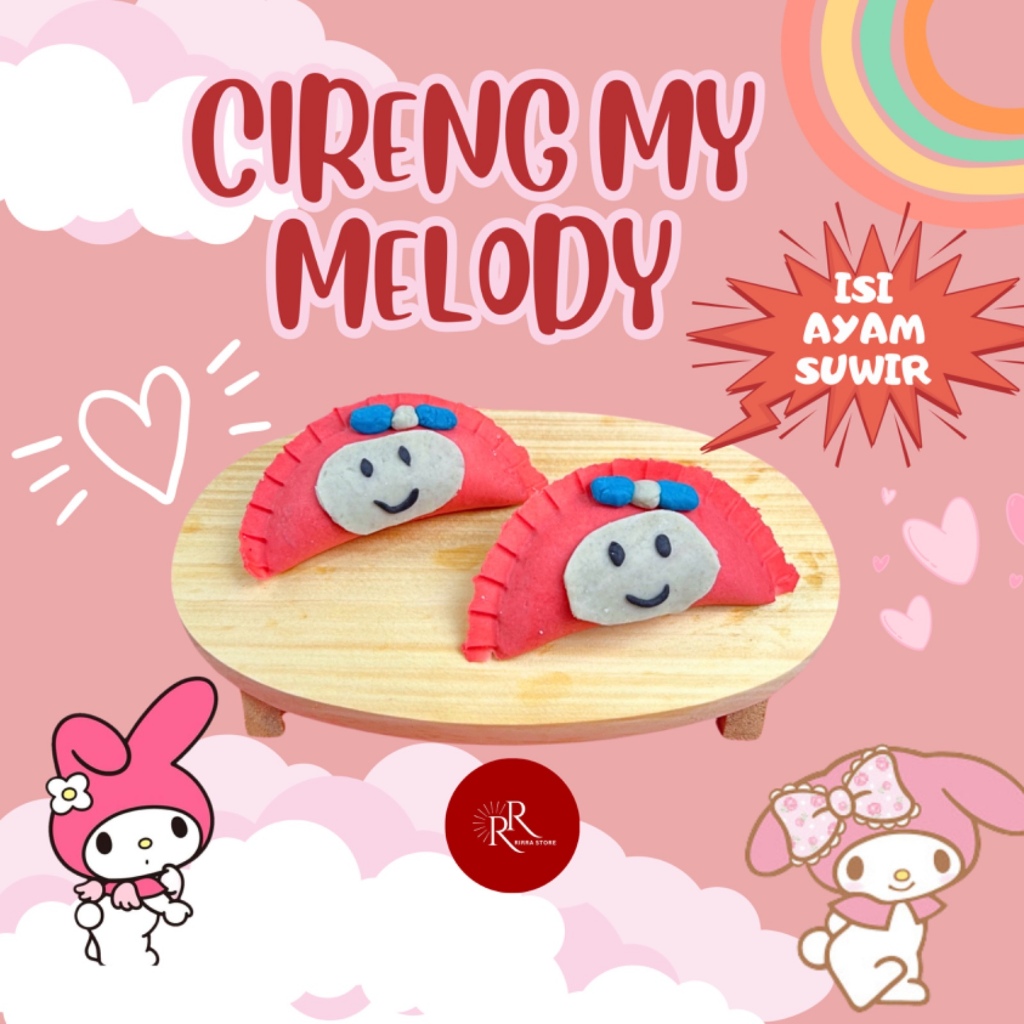 

CIRENG MY MELODY ISI 2 PCS ISI AYAM SUWR PEDAS FOOD FROZEN SAMBAL PEDAS GURIH AYAM YUMMIE Instan Odeng Makanan